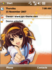 Suzumiya Haruhi ppc theme